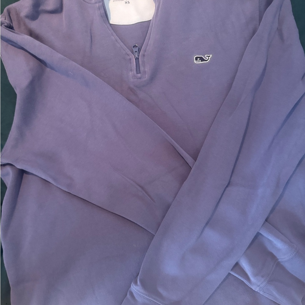 Vineyard Vines Lavender Half-Zip Sweater